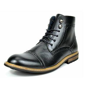 Bruno Marc - Men's 7 Chelsea Boots - Black